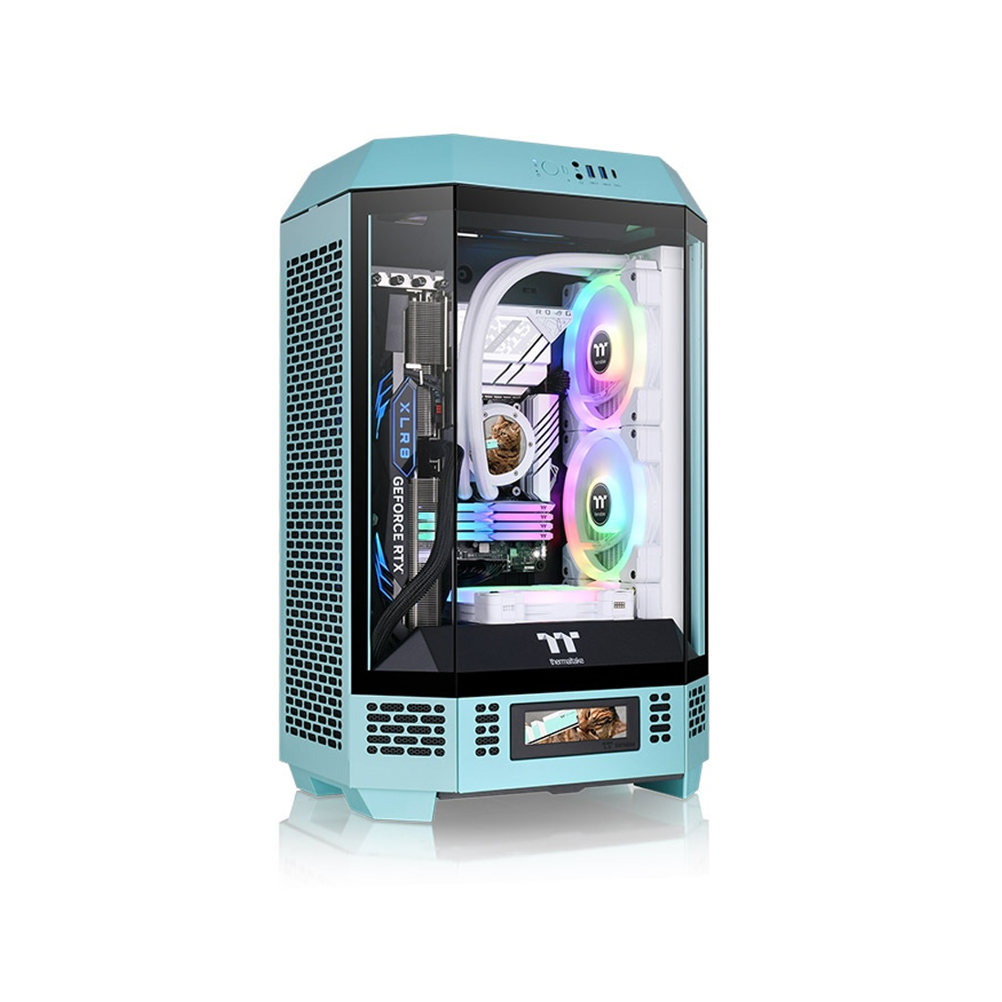 Компьютерлік корпус Thermaltake The Tower 300 Turquoise