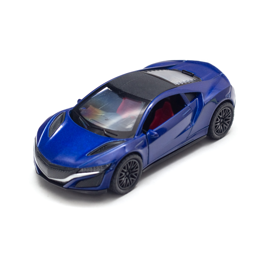 Металлическая машинка, X-Game Kids, 68500B, 1:32, Длина 12 см, Открывающиеся двери и багажник, Pull-back двигатель, Синий металлик, Цветная коробка