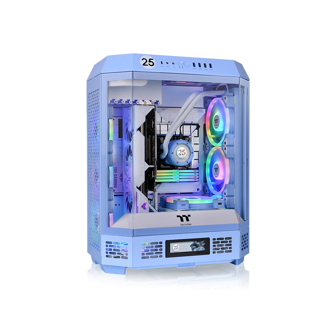 Компьютерлік корпус Thermaltake The Tower 600 Hydrangea Blue