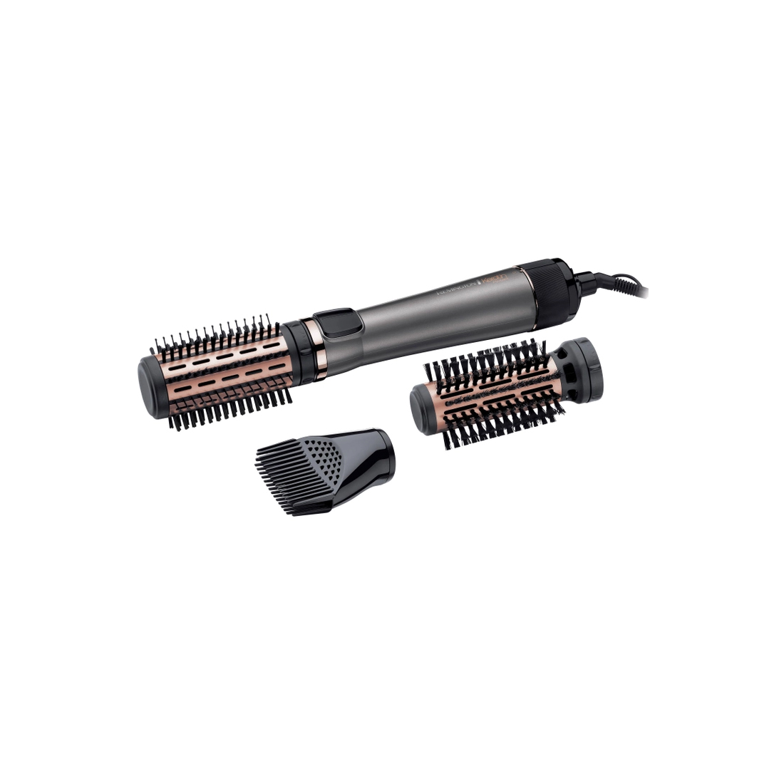 Фен-щетка, Remington, AS8810, Мощность 1000 Вт, Подача холодного воздуха есть, Автовращение, Цвет серый