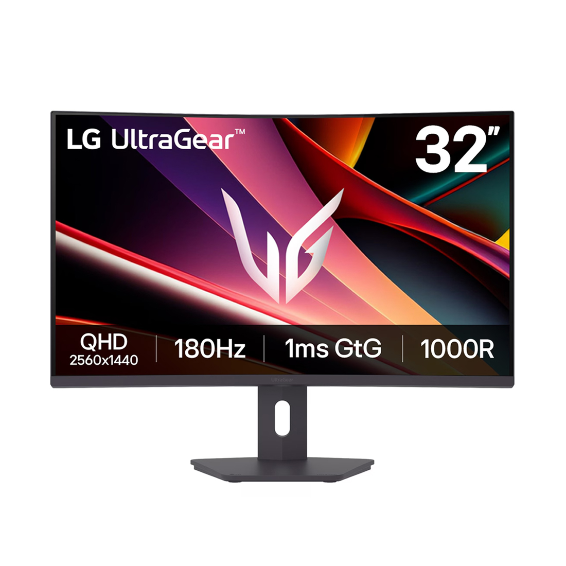 Монитор, LG, 32G600A-B, 31.5", 2560x1440, VA, Изогнутый, 180 Гц, HDMI*1, DP*1, 250 кд/м2, 1300:1, 16.7M., 1 мс, 178/178, Регулировка по высоте, 16:9, Черный