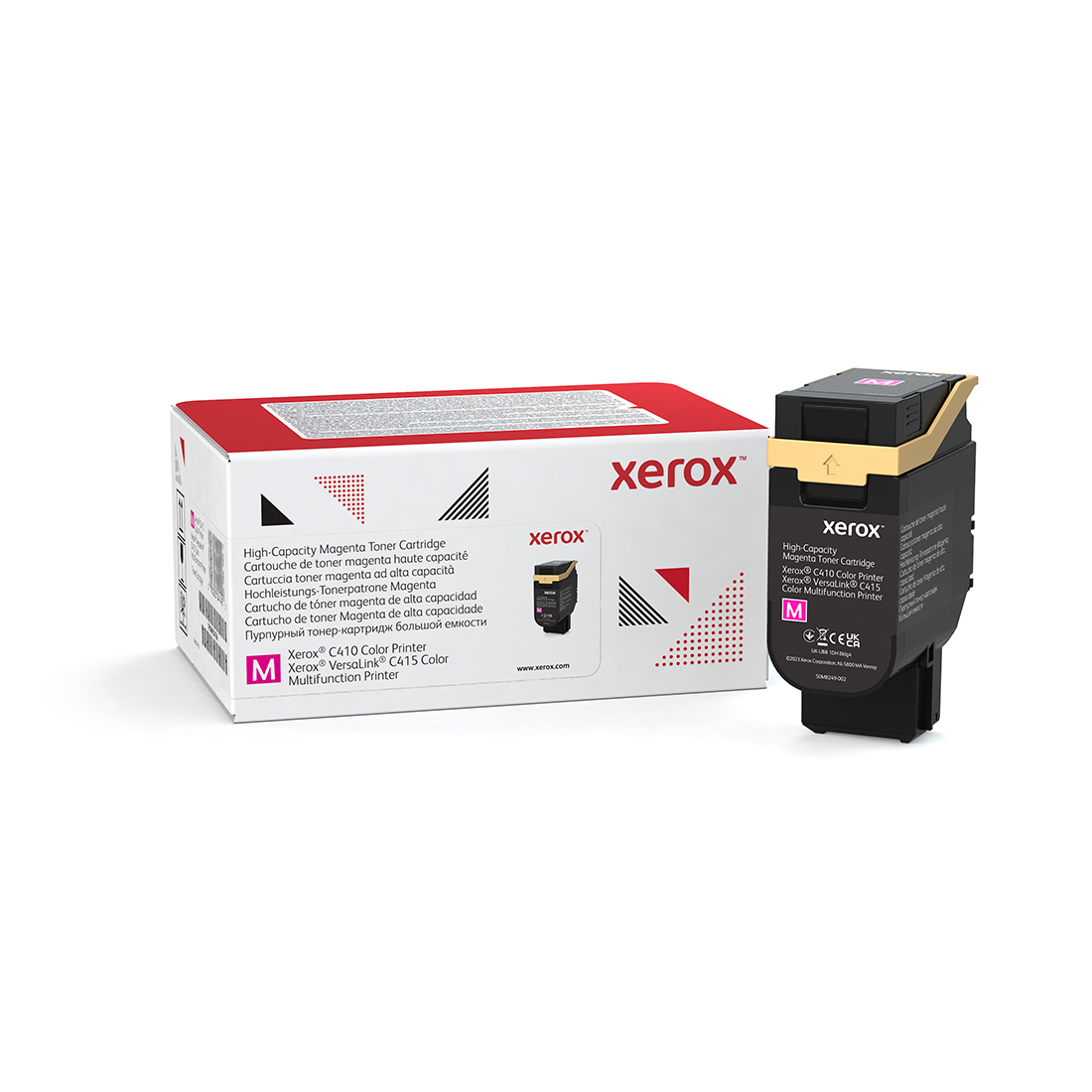 Тонер-картридж повышенной емкости Xerox 006R04766 (малиновый) для Xerox C415/C410