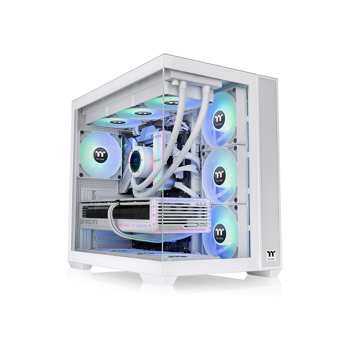 Компьютерный корпус Thermaltake View 380 TG ARGB Snow