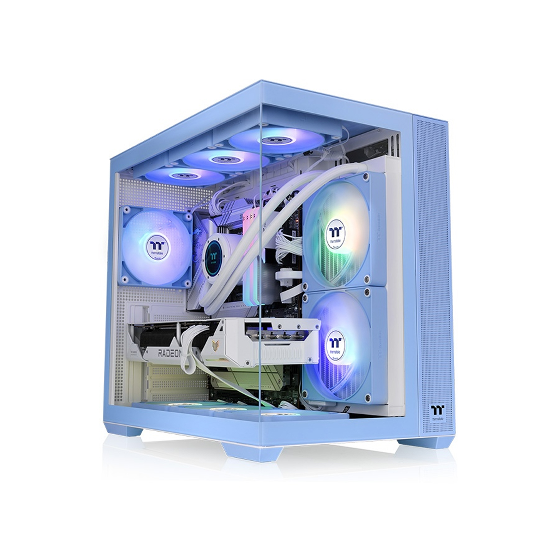 Компьютерлік корпус Thermaltake View 380 TG ARGB Hydrangea Blue