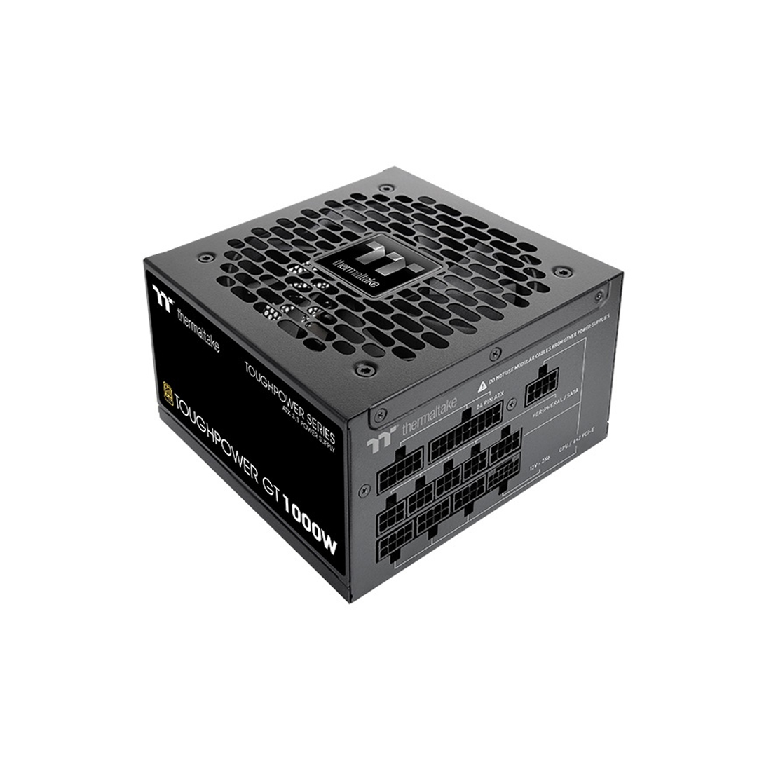 Блок питания, Thermaltake, TOUGHPOWER GT 1000W, PS-TPT-1000FNFAGE-3, 1000W, ATX, 80 PLUS Gold, 20+4 pin, 5*PCI-E 6+2 pin, 1*PCI-E 12+4 pin, 6*SATA, 2*4+4 pin, 150x86x140 мм, Черный