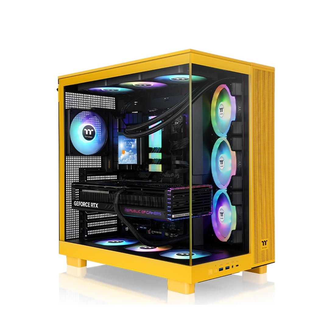 Компьютерный корпус Thermaltake View 380 XL TG ARGB Bumblebee
