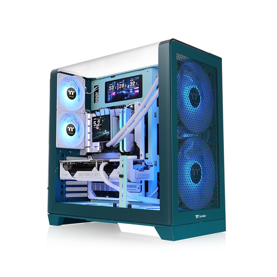 Компьютерный корпус Thermaltake View 390 Air Transformative Teal