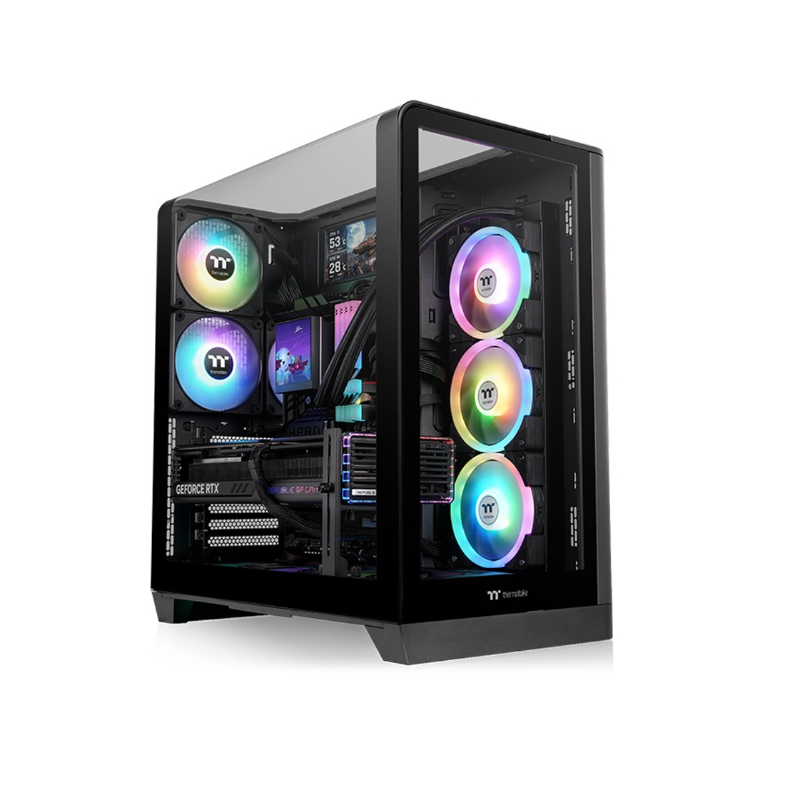 Компьютерлік корпус Thermaltake View 390 TG Black