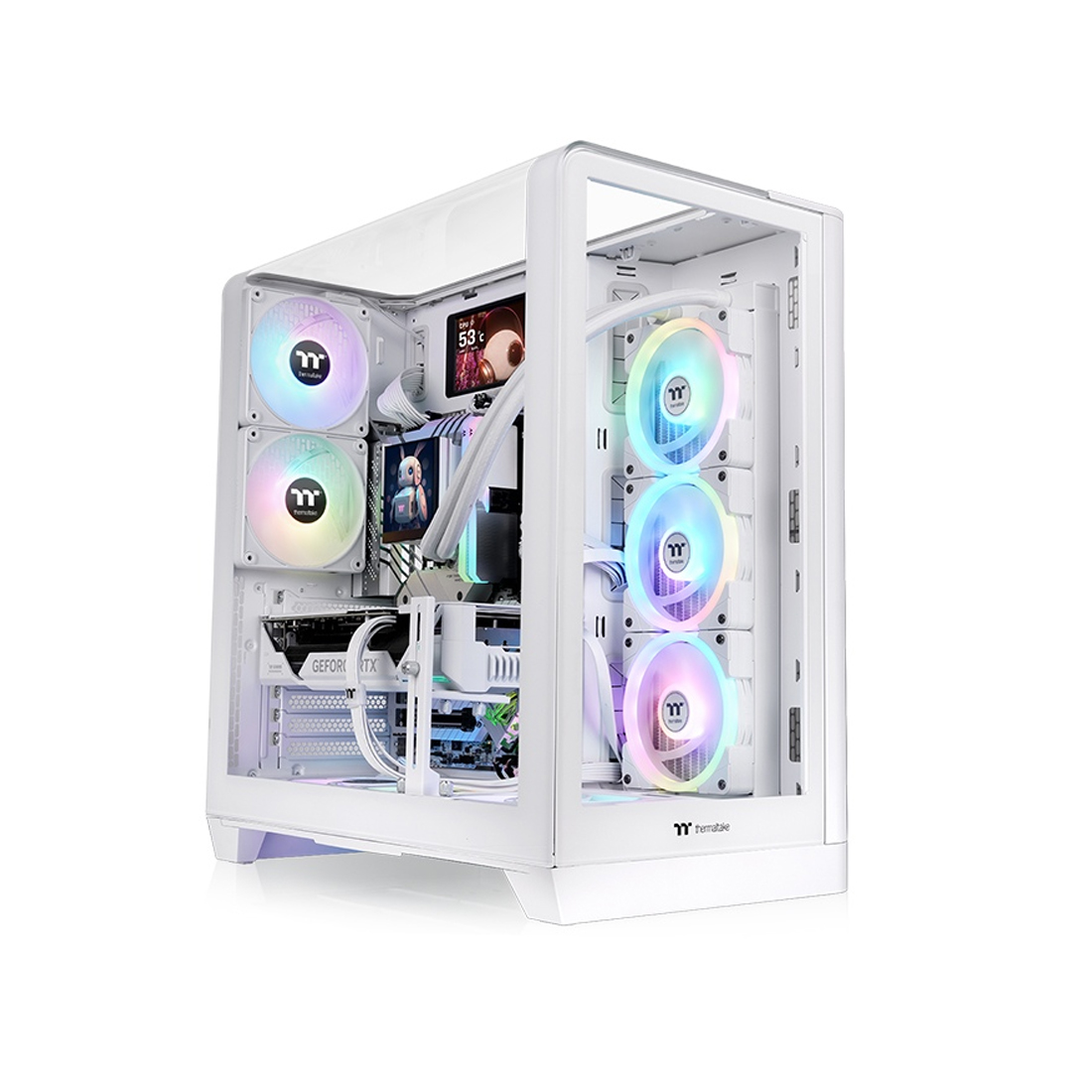 Компьютерный корпус Thermaltake View 390 TG White
