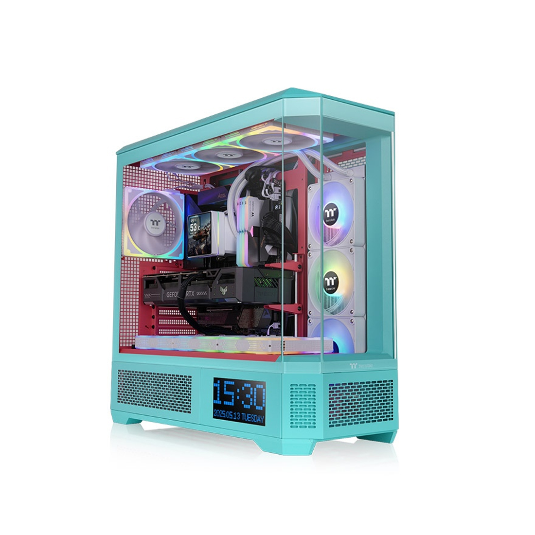 Компьютерный корпус Thermaltake View 600 TG Mint Strawberry