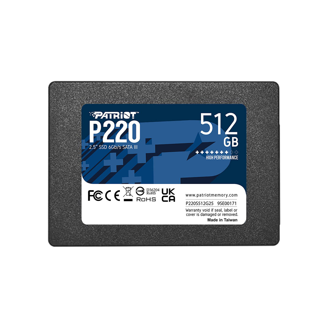 Твердотельді накопитель SSD Patriot P220 P220S512G25 512GB SATA III