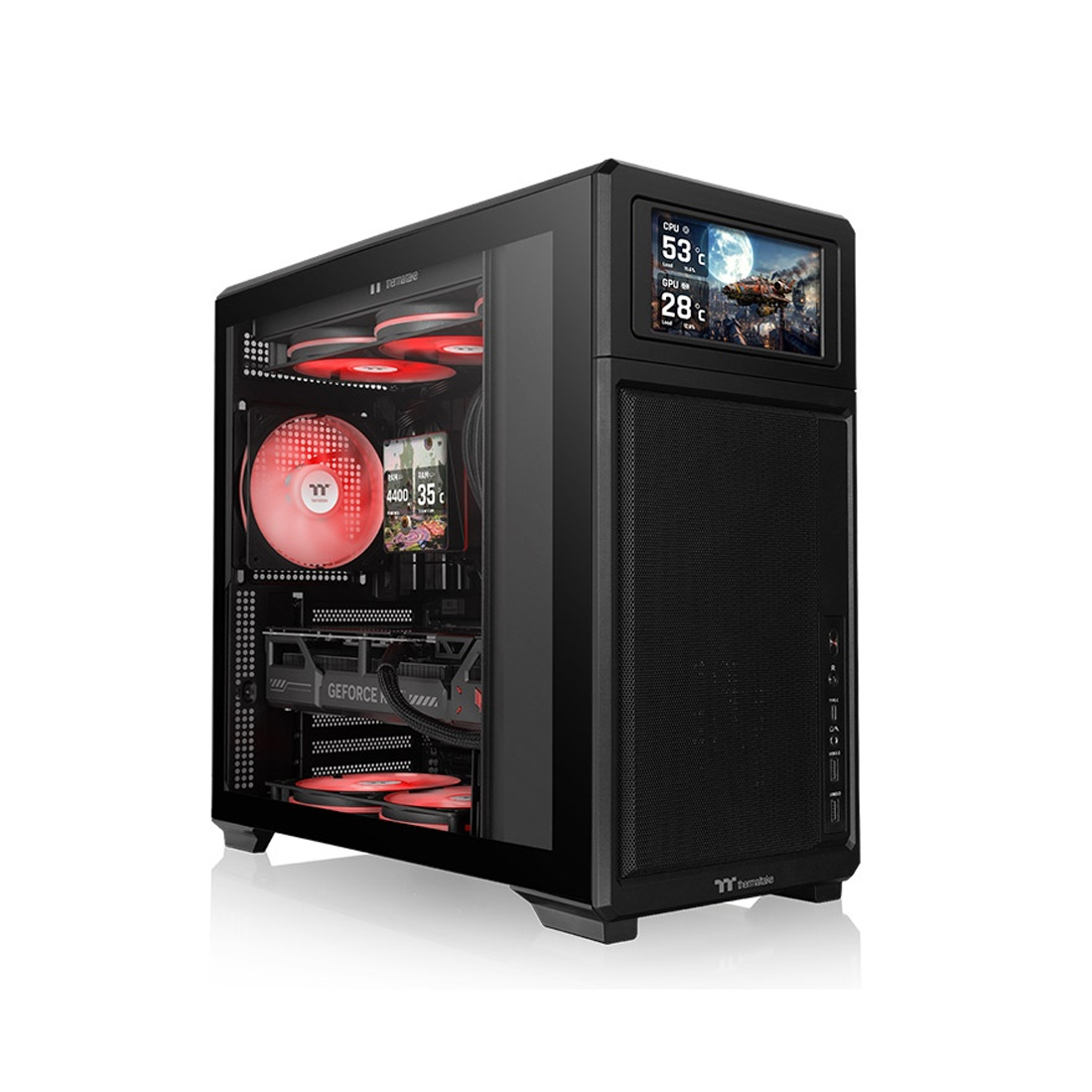 Компьютерный корпус Thermaltake TR300 TG Black