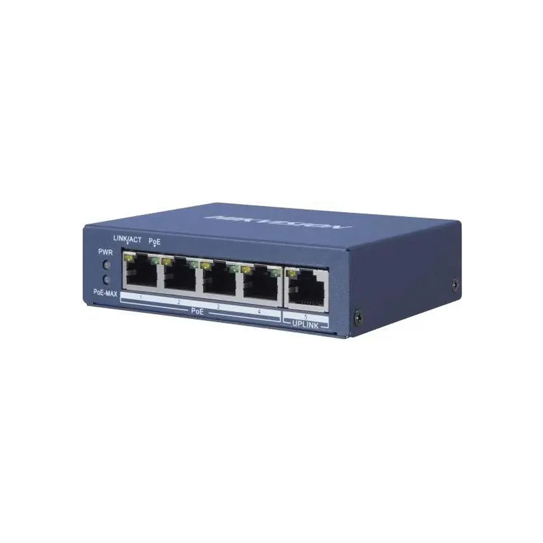 Коммутатор Hikvision DS-3E0505P-E(B) Неуправляемый