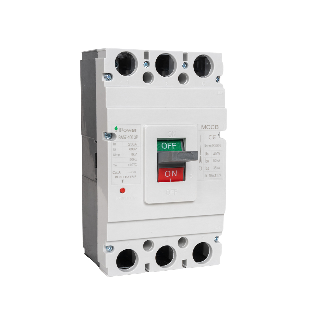 Автоматический выключатель, iPower, ВА57-400 3P 250A