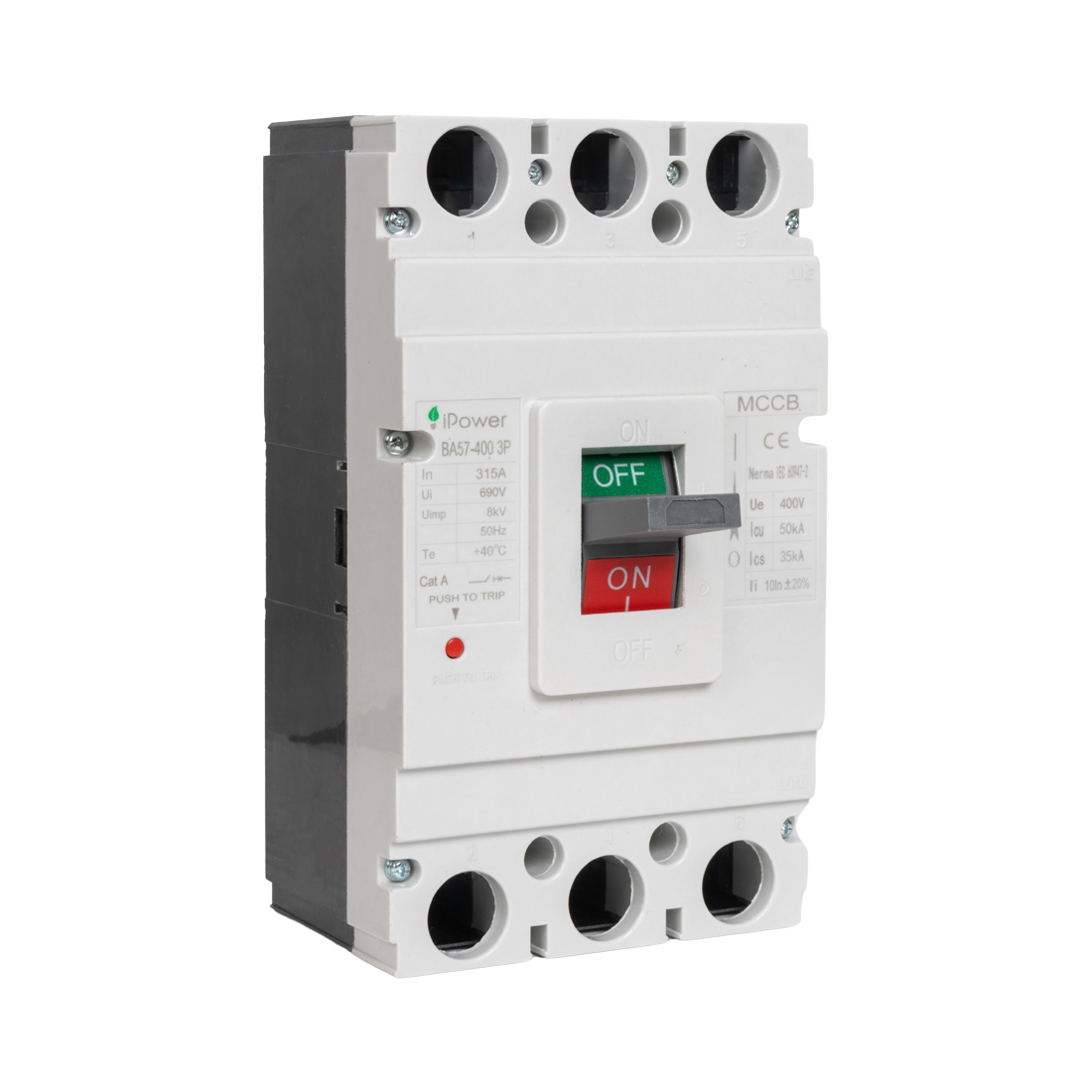 Автоматический выключатель, iPower, ВА57-400 3P 315A