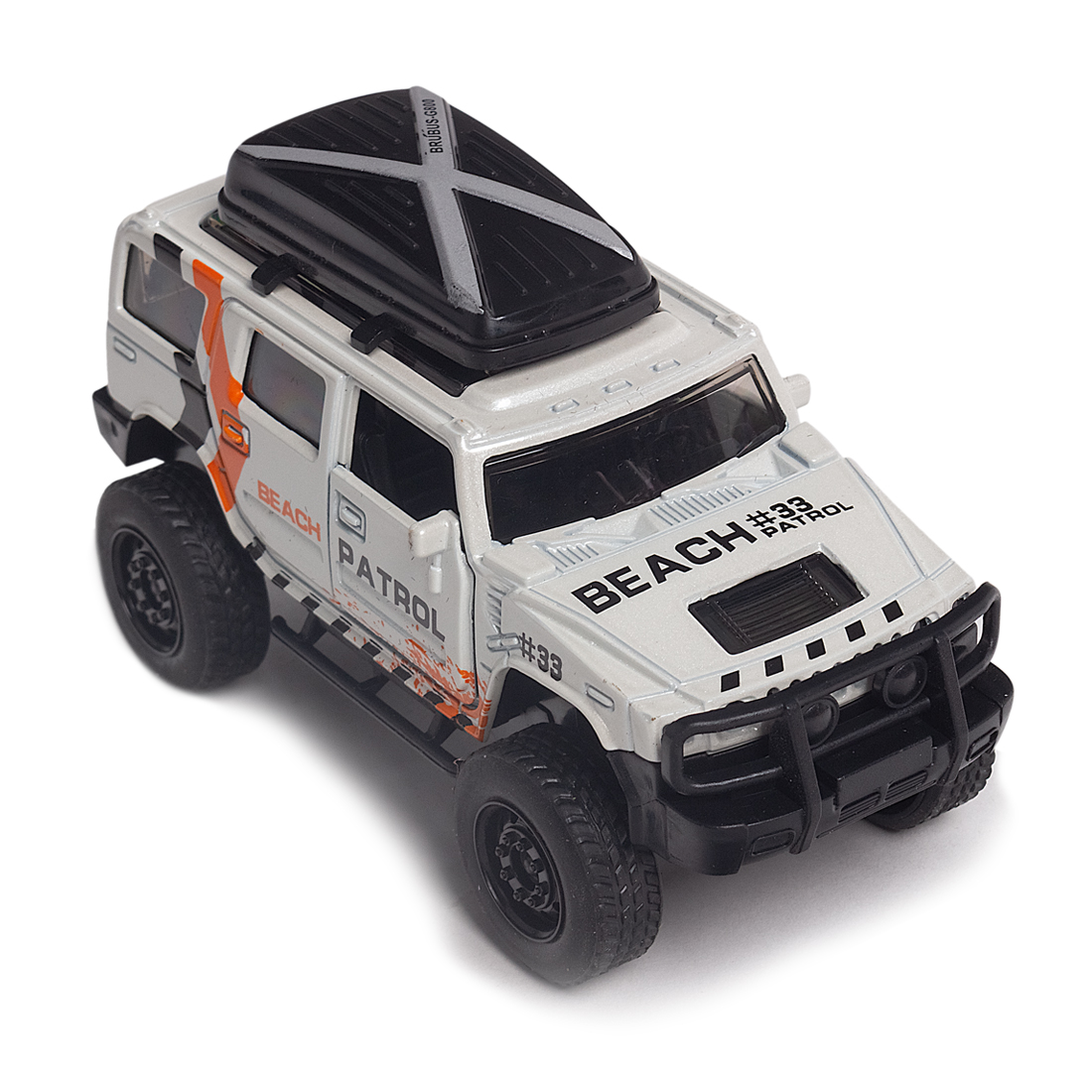 Металлическая машинка, X-Game Kids, 91000W, 1:32, Длина 11.9 см, Открывающиеся двери, Pull-back двигатель, Белая, Цветная коробка
