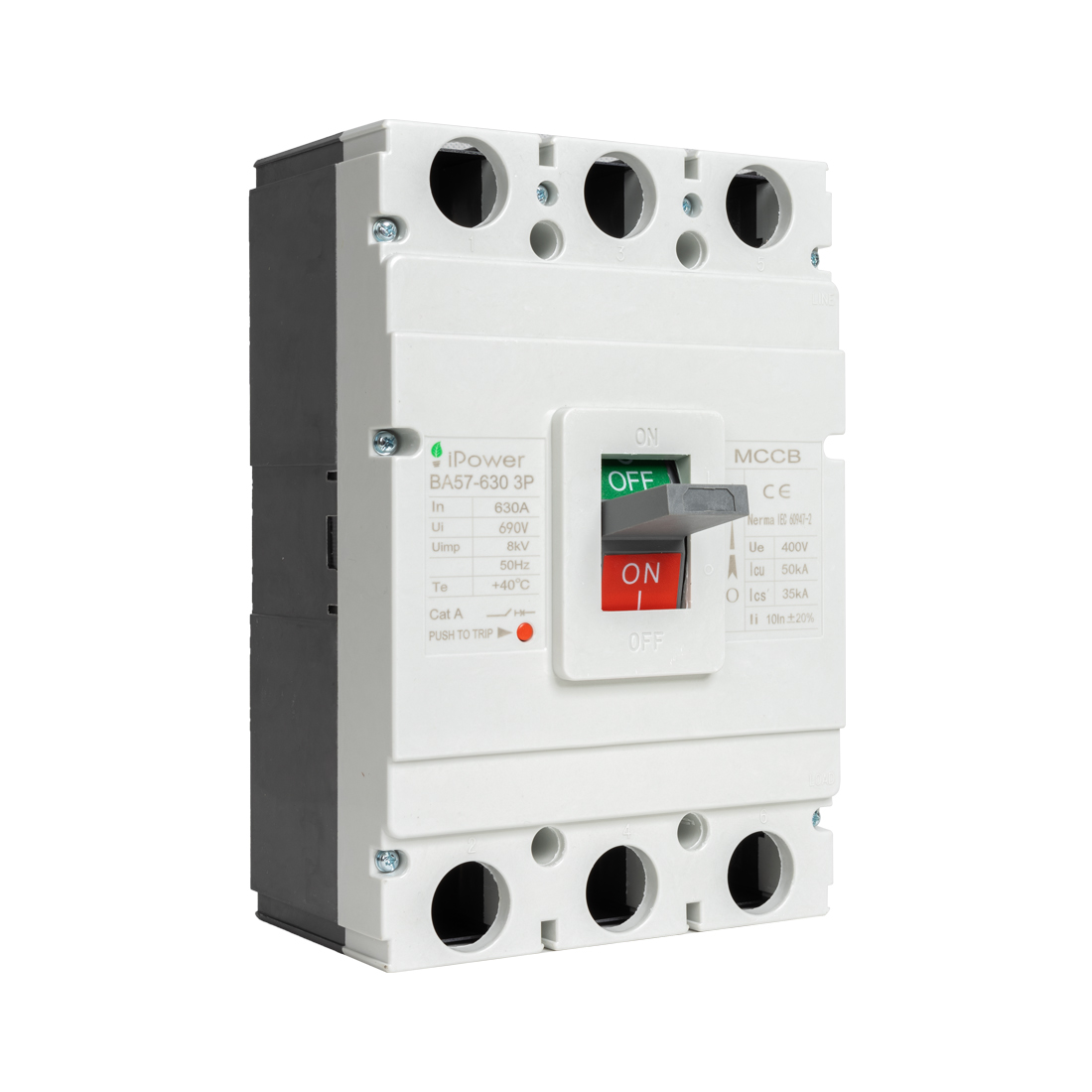 Автоматический выключатель, iPower, ВА57-630 3P 630A
