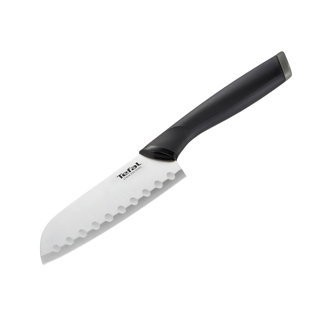 Нож сантоку Tefal Comfort K2213604, 12 см, черный