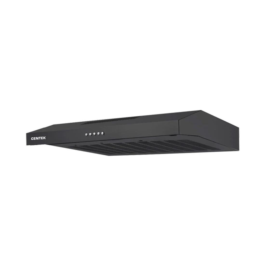 Вытяжка, Centek, CT-1801-60, Козырьковая, Ширина 60см, 350 м3*час, 120W, 3 скорости, LED, Black