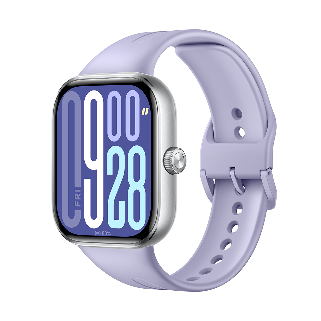 Смарт часы, Xiaomi, Redmi Watch 5, M2462W1 / BHR9388GL, Дисплей 2.07" AMOLED, Разрешение 432 x 514, Водонепроницаемые (5 АТМ), GPS+GLONASS, Galileo, BDS, QZSS, Батарея 550 мАч, Лавандово-фиолетовый