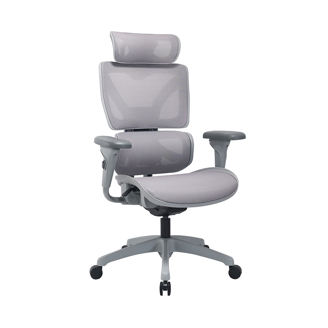Игровое компьютерное кресло, XG, Ultra Air Grey, Воздухопроницаемое сетчатое покрытие, (Ш)51(68)*(Г)50 (77)*(В)116.5(132.5) см, Серый