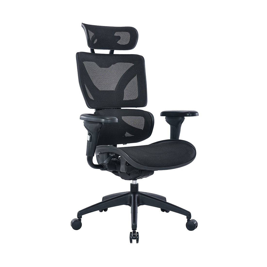 Игровое компьютерное кресло, XG, Ultra Air Black, Воздухопроницаемое сетчатое покрытие, (Ш)51(68)*(Г)50 (77)*(В)116.5(132.5) см, Чёрный