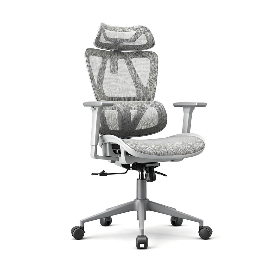 Игровое компьютерное кресло, XG, Ergo Air Grey, Воздухопроницаемое сетчатое покрытие, (Ш)51,5(68)*(Г)52 (71,5)*(В)108(123) см, Серый