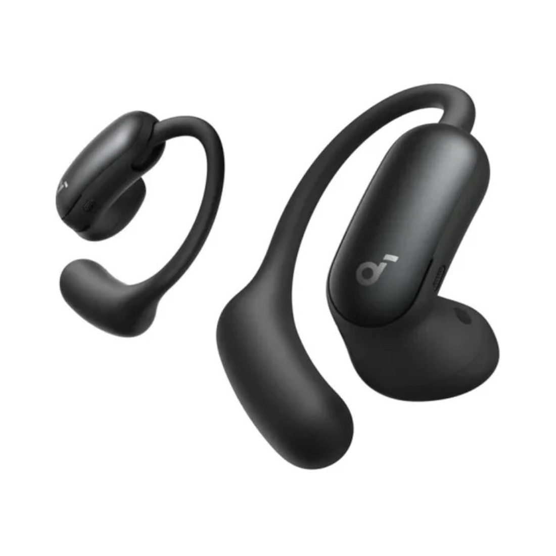 Наушники, Soundcore, AeroFit 2 Pro (A3875G11), Bluetooth 5.3, TWS, динамики 11 мм, до 48 часов работы, IP68, открытая конструкция, быстрая зарядка, Черный
