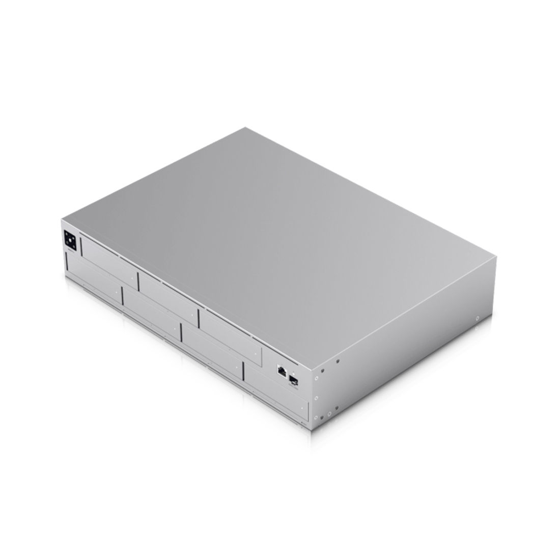 Система хранения данных, Ubiquiti, UNAS-Pro, Поддержка 7 накопителей 2.5/3.5" HDD / SSD, 1 порт 10G SFP+, 1 порт GbE RJ45,RAID