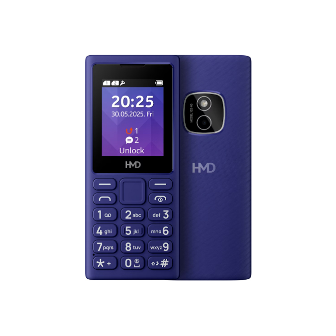Мобильный телефон, HMD, 102 4G TA-1738, DS, (Dark Blue) Синий