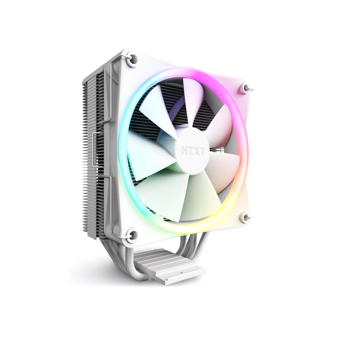 Кулер для процессора, NZXT, T120 RGB, RC-TR120-W1, Intel: 1700/115X/1200, AMD: AM5/AM4, TDP 125W, 1*120мм F120 RGB Fan, 500-1800 + 300 об/мин, 13.94-50.18 CFM, 17.2-27.5 dB(A), 4-pin PWM, 66*120*159мм, Белый