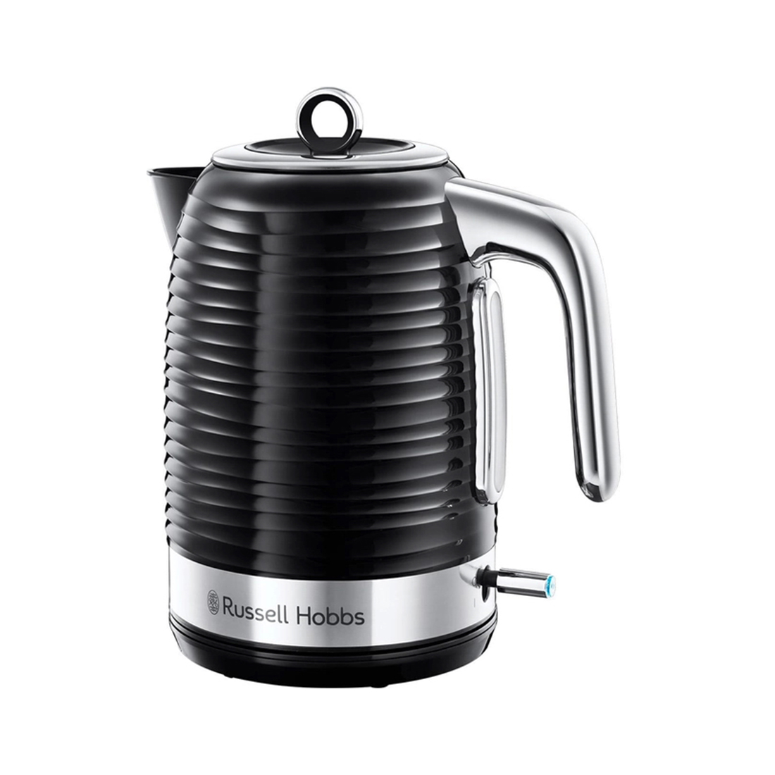 Чайник электрический, Russell Hobbs, 24361-70, Объем 1.7л, Пластик, Защита от перегрева, Выключение при снятии с базы, Мощность 2400W, Черный