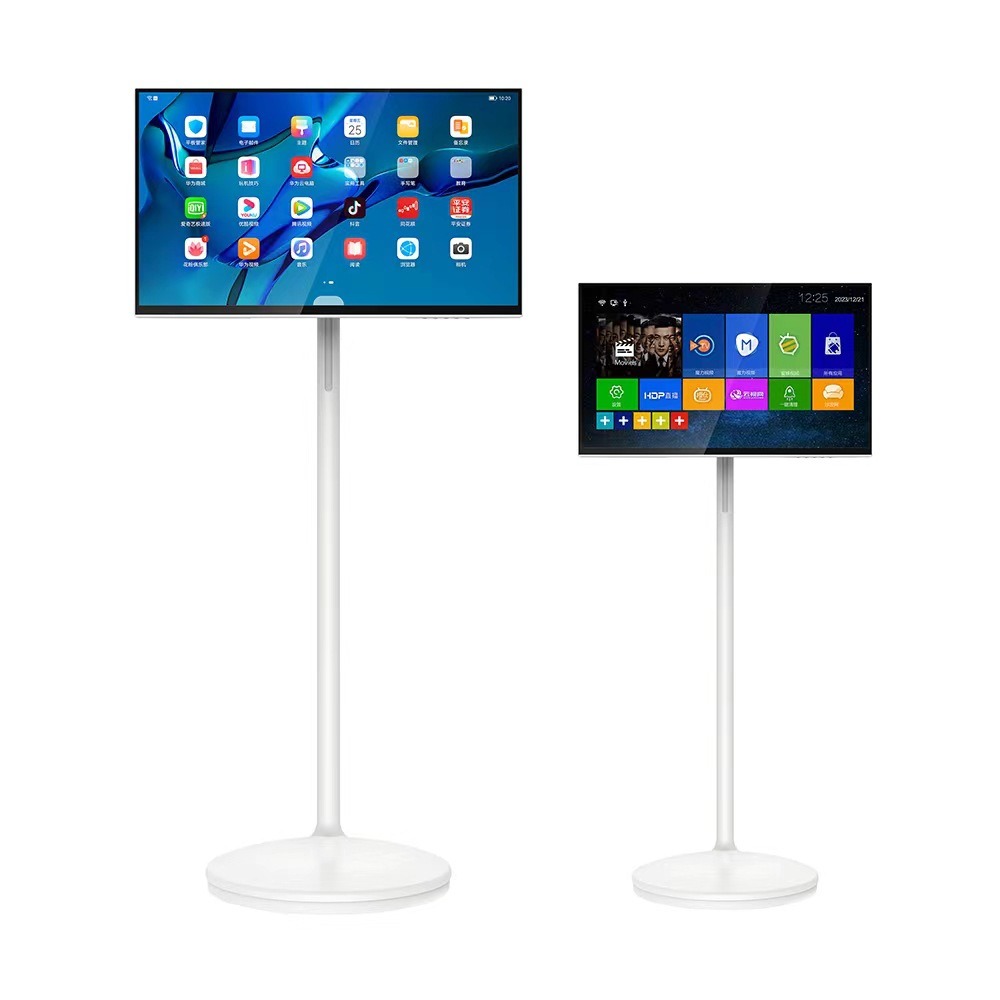 21.5" 23.8 32Inch Portable Movable Rotatable Screen Interactive 32 Inch Smart Television Touch Monitor Lcd Screen Smart Tv