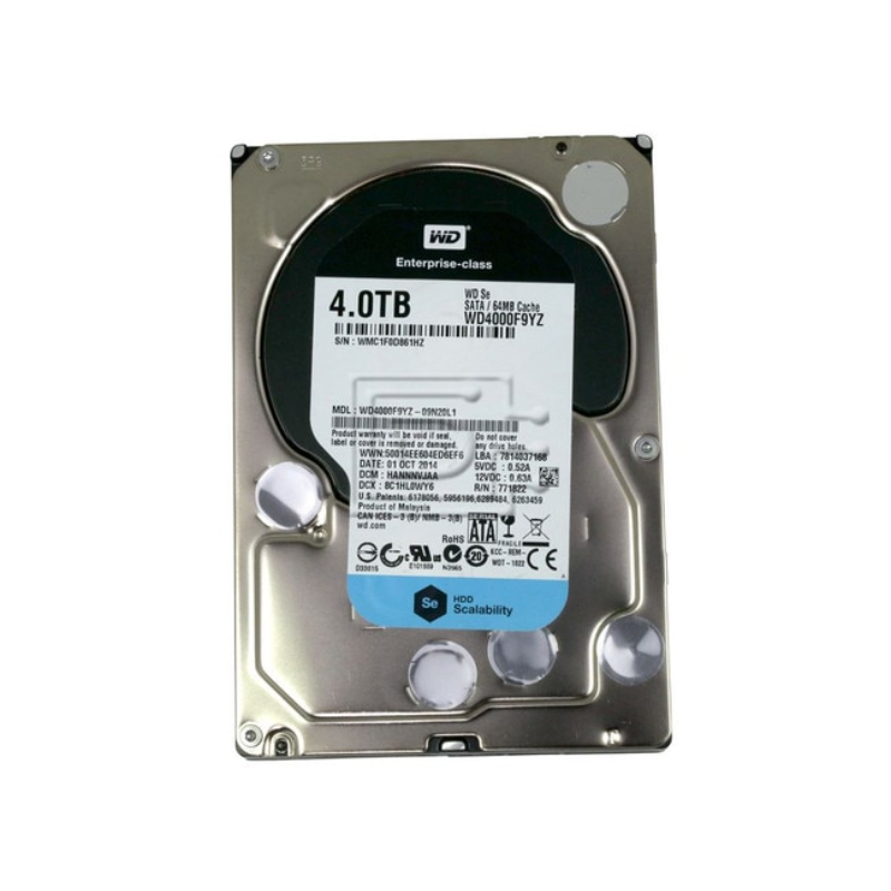 WD4000F9YZ SE TR800M 4TB 7200RPM 64MB Cache SATA 6.0Gb/s 3.5 internal hard drive