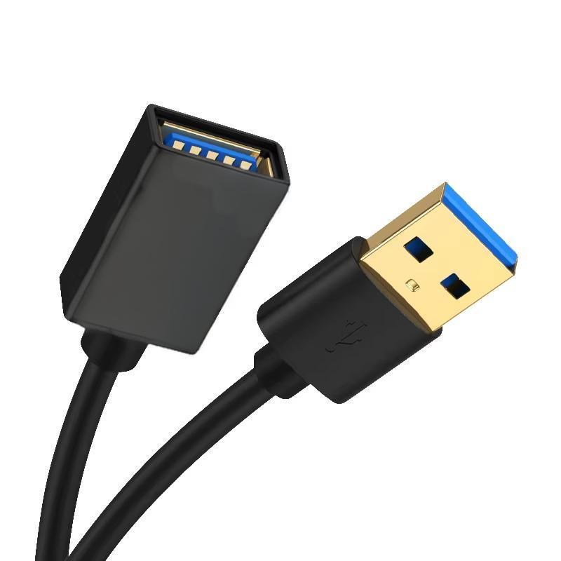 Mindpure 0.5m-3m USB 3.0 Extension Cable Male/Female 3A Fast Charging for Printers Computer Scanner Braid Shielding PVC Jacket