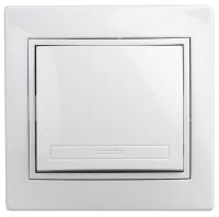 Выключатель Intro 1-101-01, 10А-250В, IP20, СУ, Plano, белый