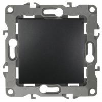 Выключатель ЭРА 12-1101-05, 10АХ-250В, IP20, Эра12, антрацит