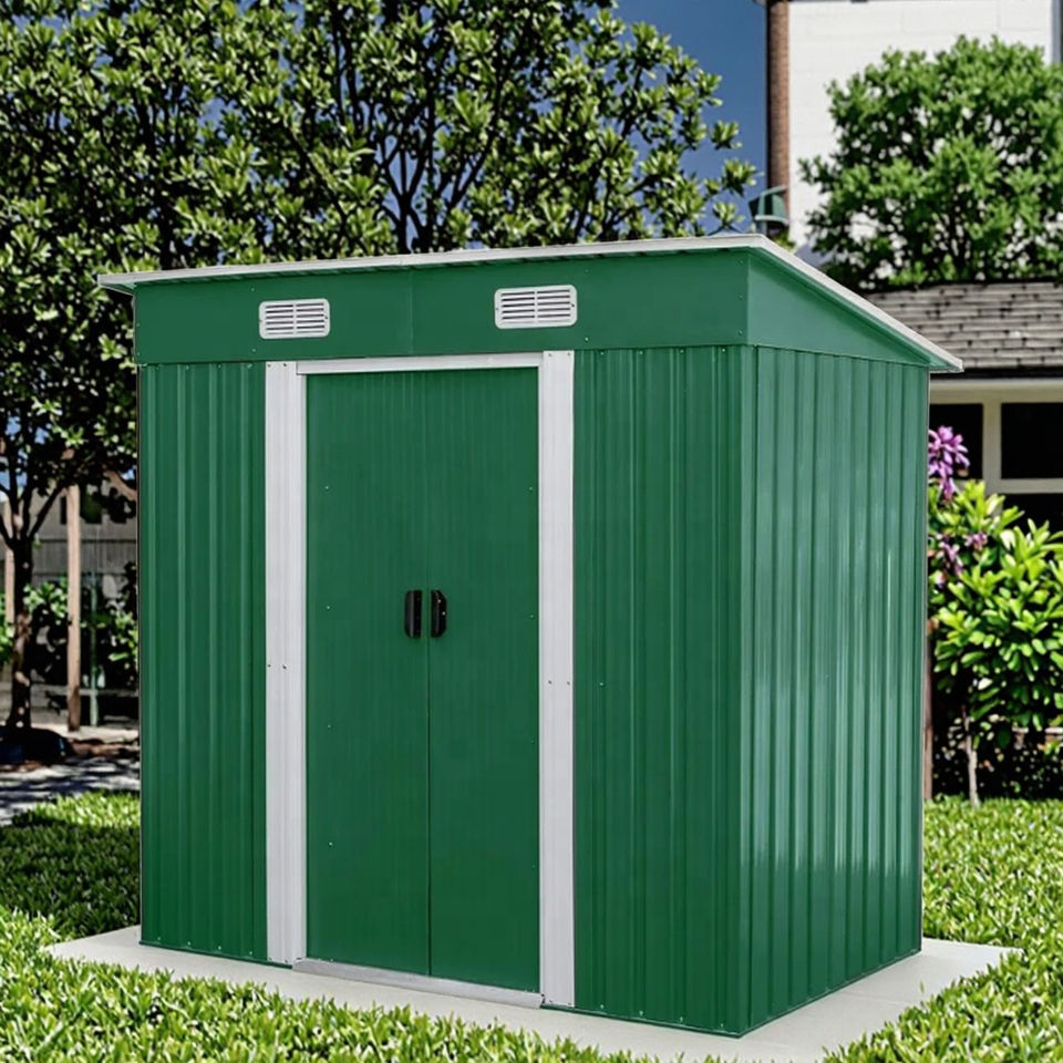 Садовый бокс с двойными раздвижными дверями (Lockable)