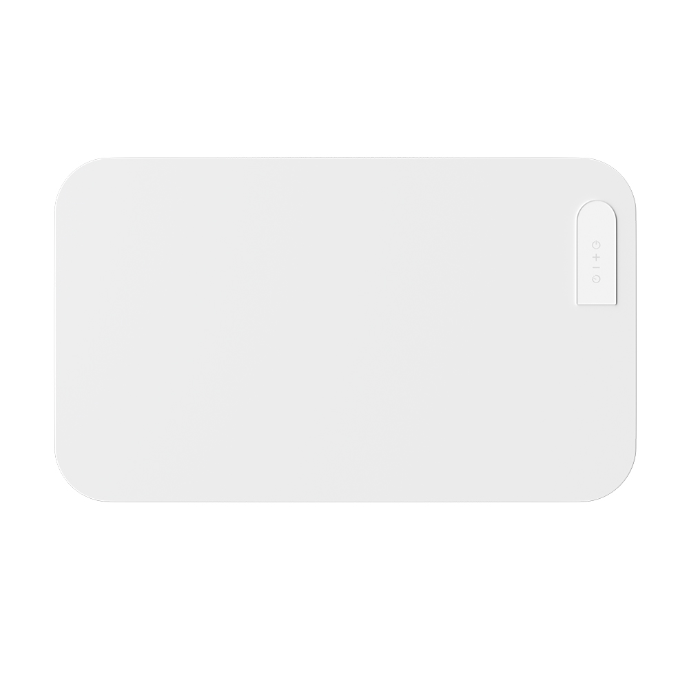 White 220V Electric Heater Overheat Deodorization Protection Portable Metal  Panel Remote Controlled Adjustable