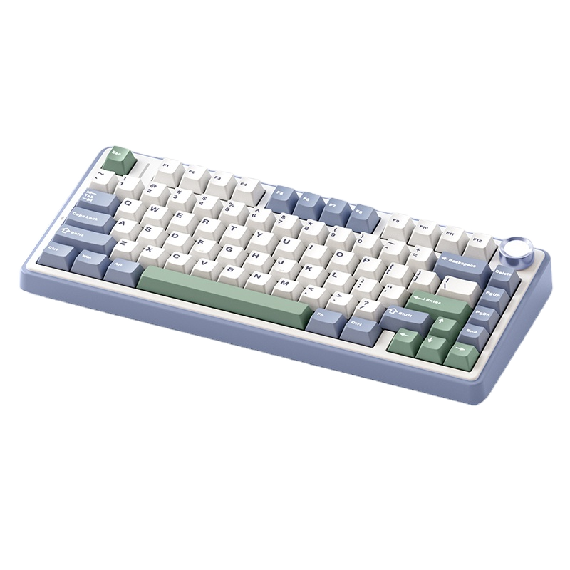 AULA F75 RGB LED 75% Wired USB & 2.4G Wireless Gaming Keyboard OEM Logo Custom PBT Mechanical Switch for PC Desktop Users