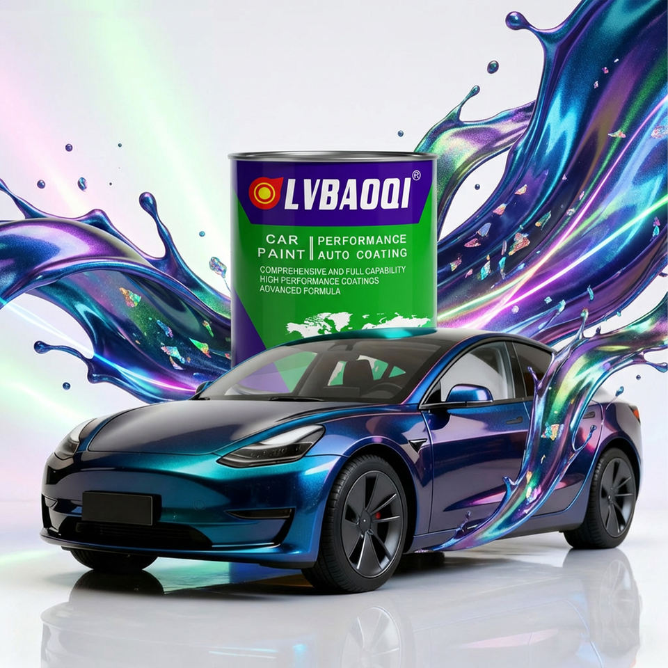 Акриловая автоэмаль 1K (Золотой металлик)
