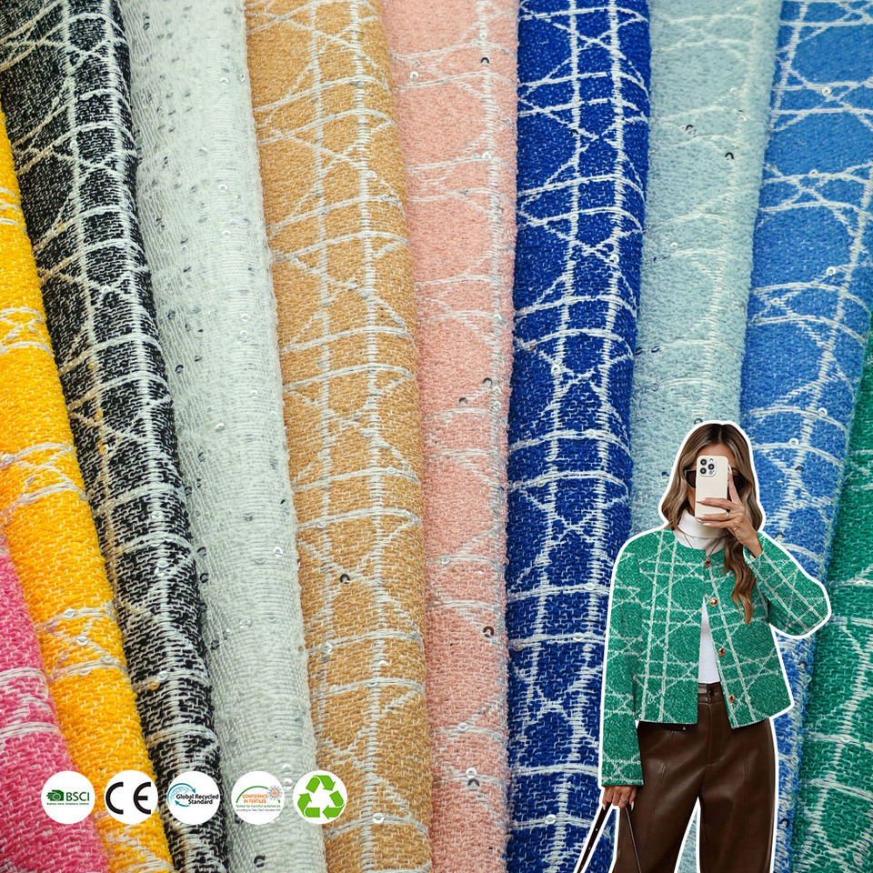 Эластичный жаккард 3D-эффект