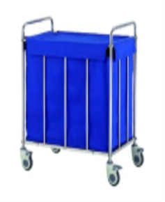 Тележка FamAIR ТЛЖ 0002-Н для белья из нержавеющей стали
