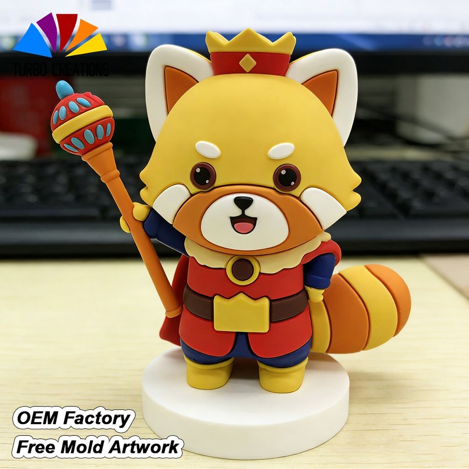 Силиконовая фигурка «Оранжевый лев» (Sofubi)