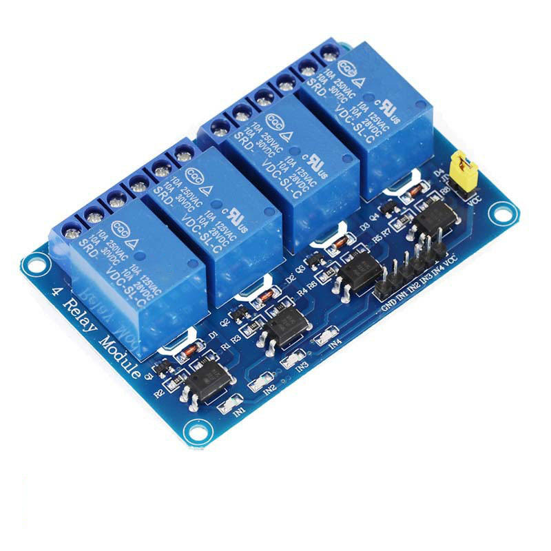 Высококачественное промежуточное реле (5V, 12V, 24V) с 4-мя перекидными контактами (4PDT) и светодиодным индикатором