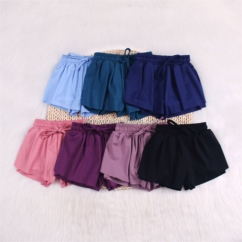 2-in-1 Kids Gym Sports Shorts