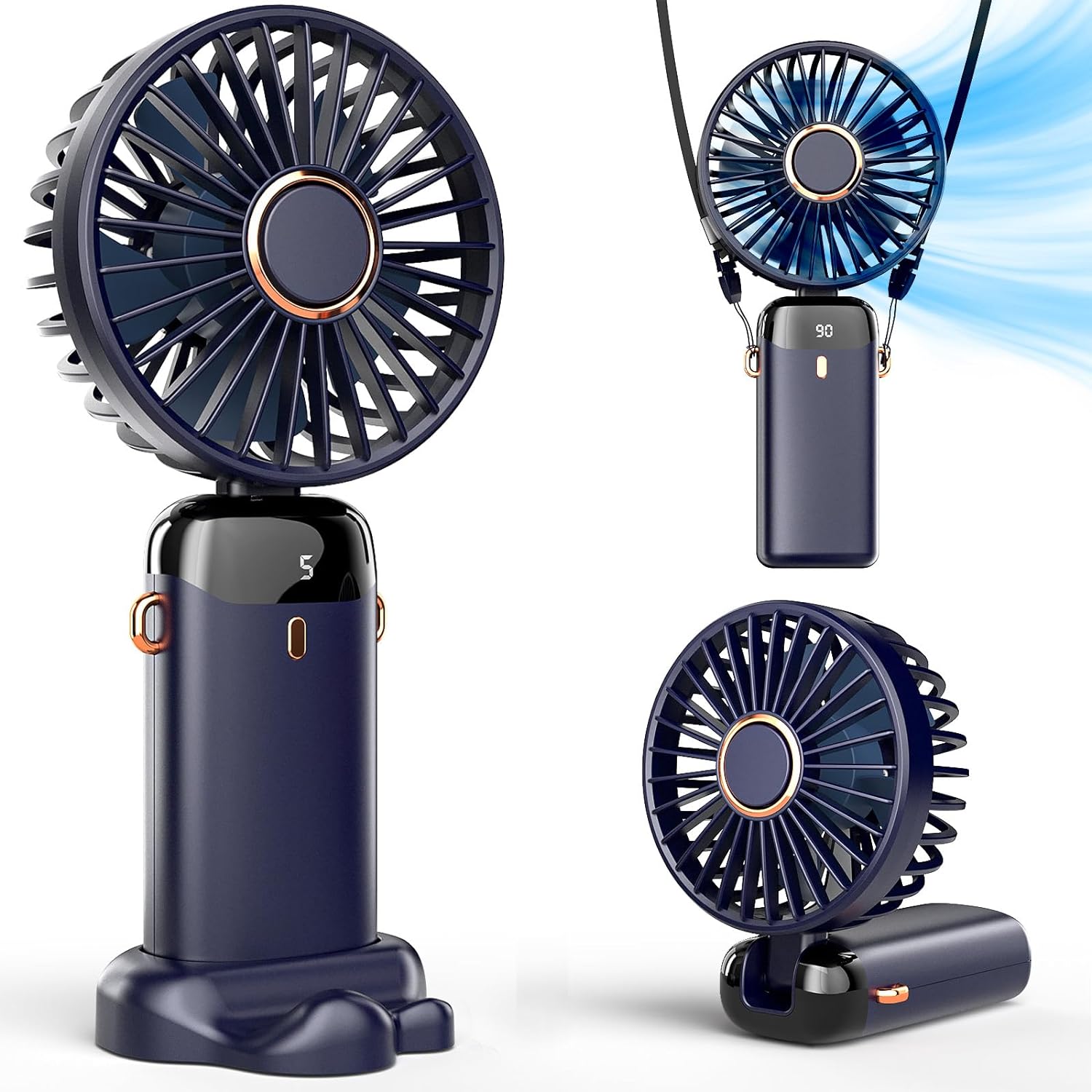 High Quality Factory Wholesale Product Mini USB Rechargeable Fan Portable Handheld Fan with USB Charging for Home Office