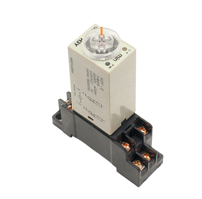Shiji Chaoyue H3Y-2 AC 220V Delay Timer Time Relay 0 - 30 Minute/Seconds with Base