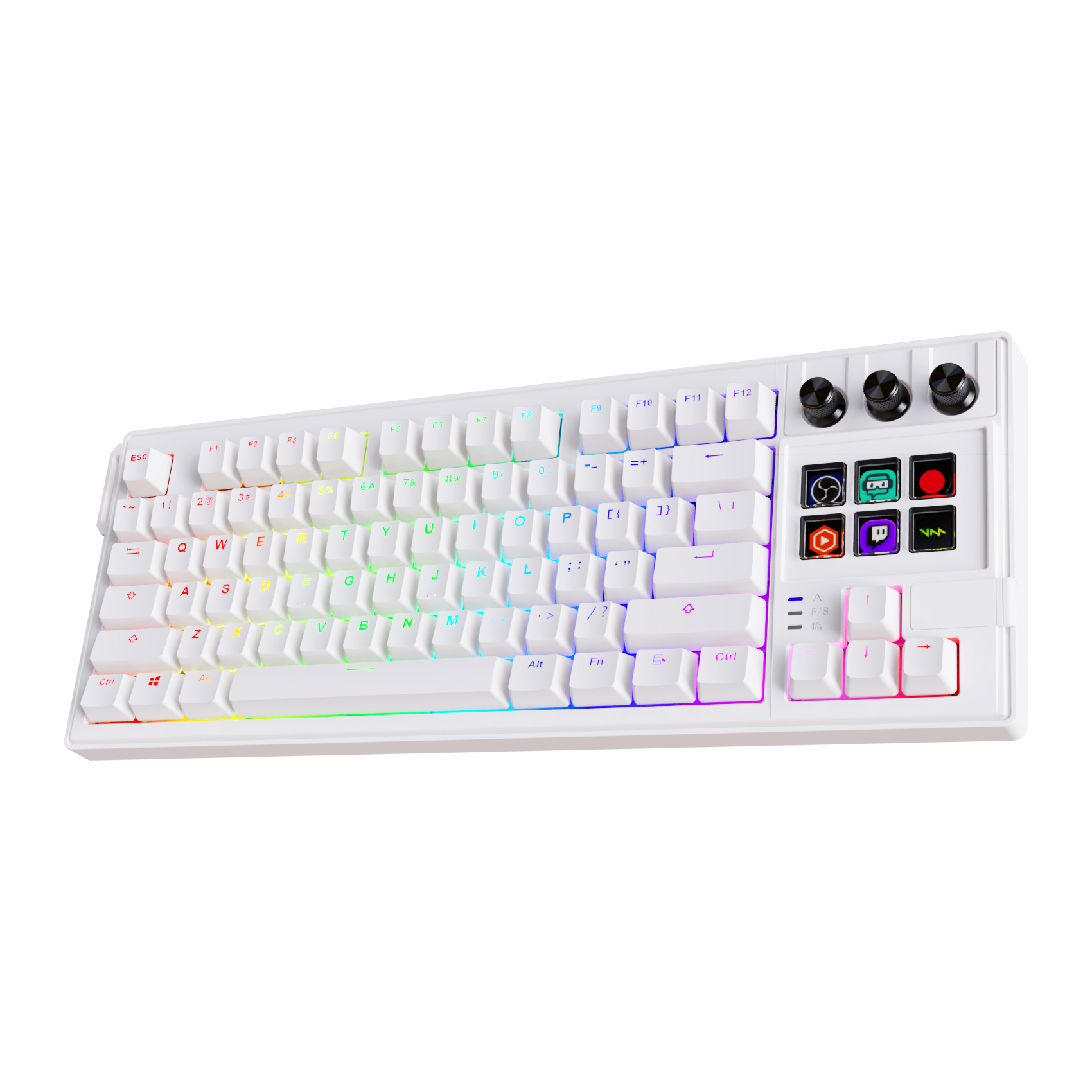 OEM Teclado Gamer with LCD Keys - Visual Macro Keyboard for Gaming & Creation