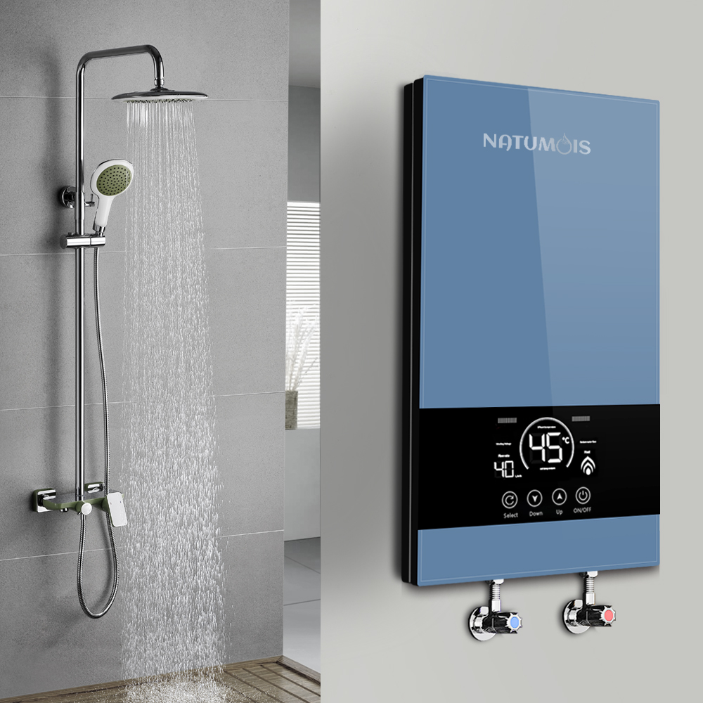 Smart Instant Water Heater 8500W Electric Boiler Hot Water Tankless Instantaneous Geysers Indoor for Hotel Shower